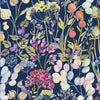 Voyage Maison Hedgerow Printed Fine Lawn Cotton Apparel Fabric in Navy