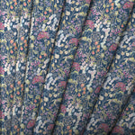 Voyage Maison Hedgerow Printed Fine Lawn Cotton Apparel Fabric in Navy