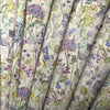 Floral Purple Fabric - Country Hedgerow Printed Cotton Fabric Lilac Linen Voyage Maison