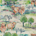 Voyage Maison Heilanherd Printed Cotton Fabric in Sage