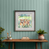 Voyage Maison Heilan Herd Framed Print in Nut