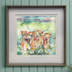 Voyage Maison Heilan Herd Framed Print in Nut