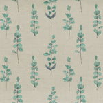 Voyage Maison Helaine Printed Cotton Fabric in Aqua