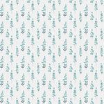 Voyage Maison Helaine Printed Cotton Fabric in Aqua