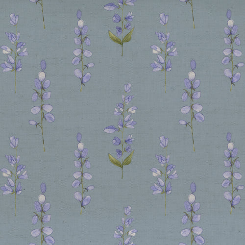 Voyage Maison Helaine Printed Cotton Fabric in Bluebell