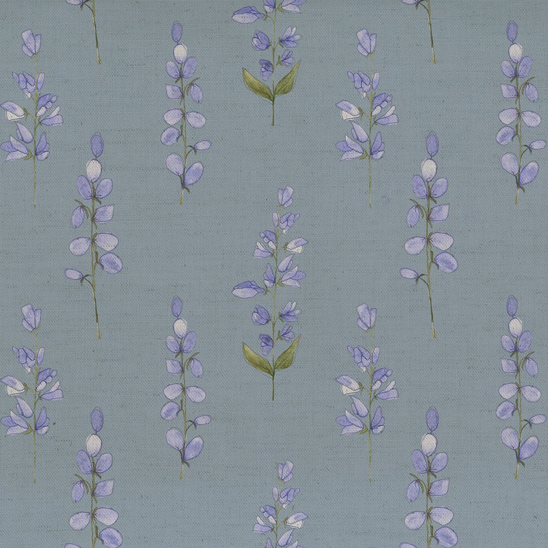 Voyage Maison Helaine Printed Cotton Fabric in Bluebell