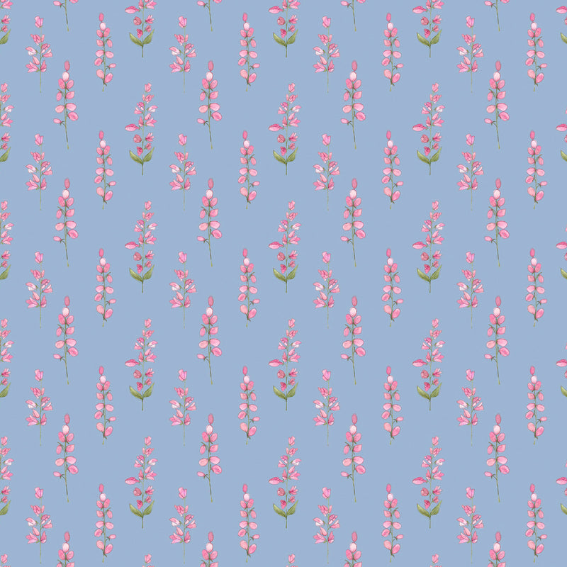 Voyage Maison Helaine Printed Cotton Fabric in Blossom