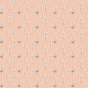 Voyage Maison Helaine Printed Cotton Fabric in Coral