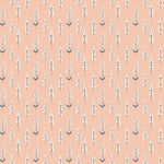 Voyage Maison Helaine Printed Cotton Fabric in Coral