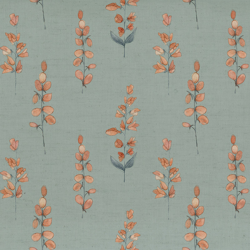 Voyage Maison Helaine Printed Cotton Fabric in Coral