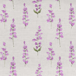 Voyage Maison Helaine Printed Cotton Fabric in Fuchsia Ecru