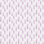 Voyage Maison Helaine Printed Cotton Fabric in Fuchsia Ecru