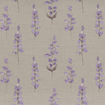 Voyage Maison Helaine Printed Cotton Fabric in Heather