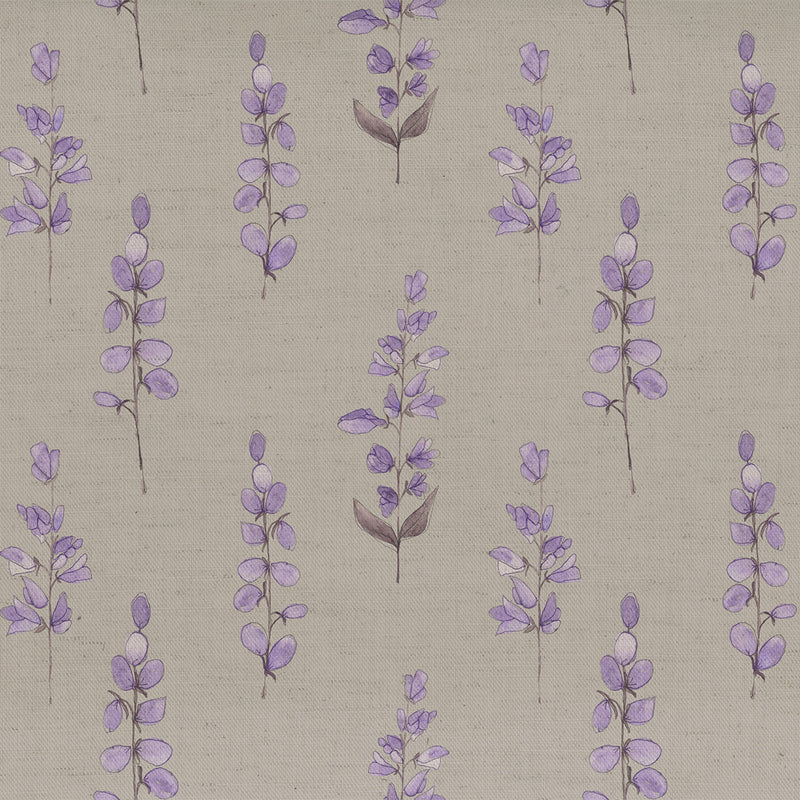 Voyage Maison Helaine Printed Cotton Fabric in Heather