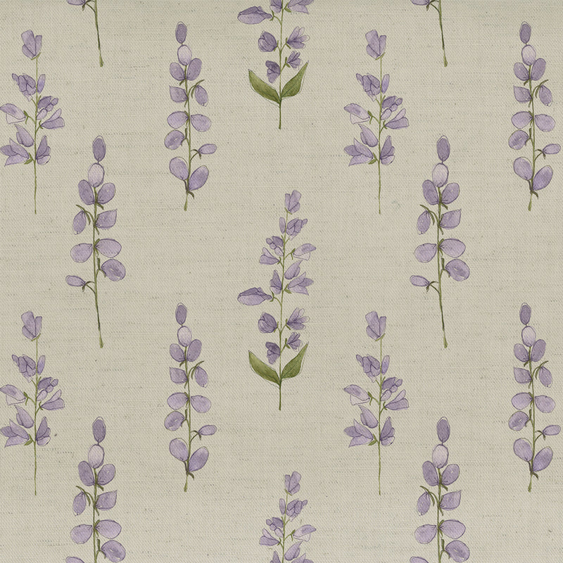 Helaine Printed Fabric Sample Swatch Lilac