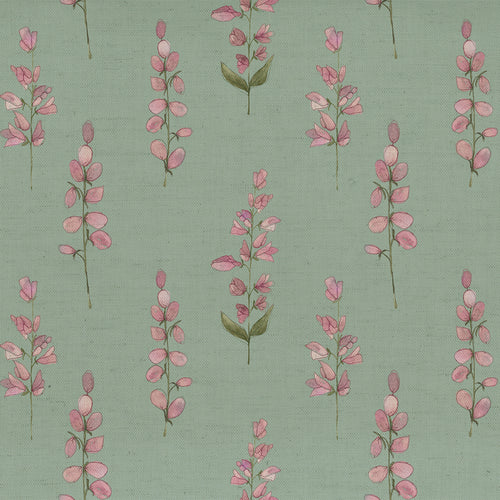 Voyage Maison Helaine Printed Cotton Fabric in Verde