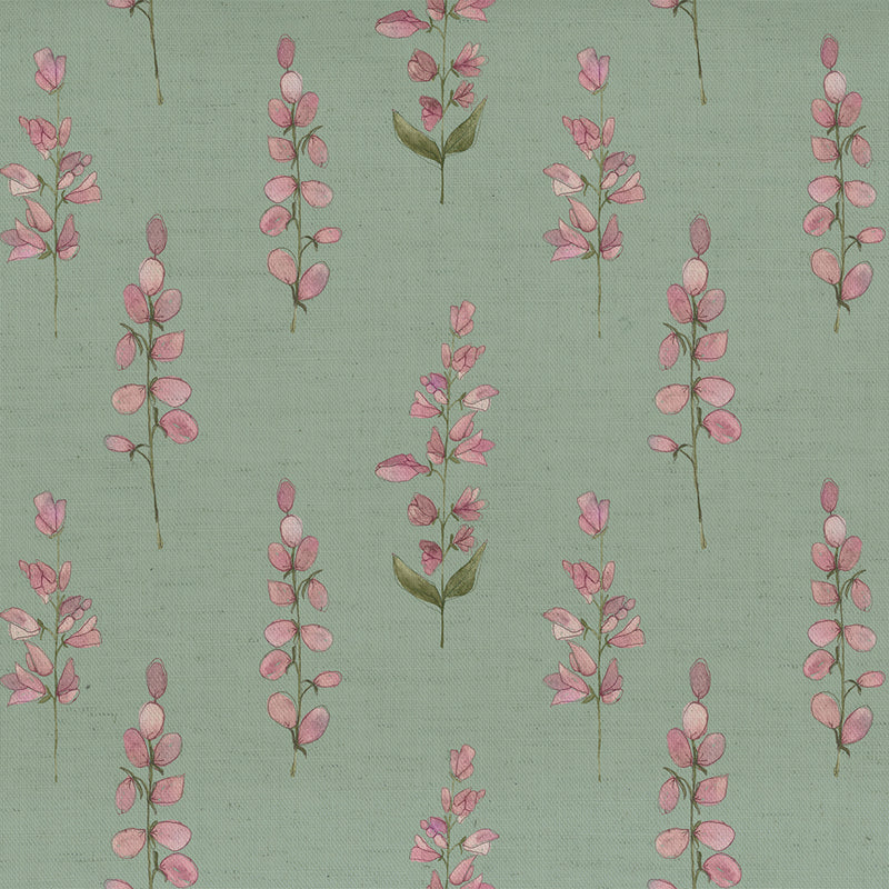 Voyage Maison Helaine Printed Cotton Fabric in Verde