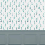 Voyage Maison Helaine 1.4m Wide Width Wallpaper in Aqua