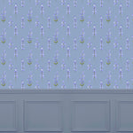 Voyage Maison Helaine 1.4m Wide Width Wallpaper in Bluebell