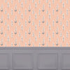 Voyage Maison Helaine 1.4m Wide Width Wallpaper in Coral