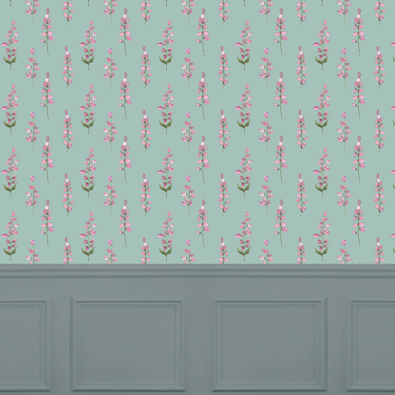 Voyage Maison Helaine 1.4m Wide Width Wallpaper in Verde