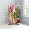 Marie Burke Heligan Solid Wood Room Divider in Fuchsia