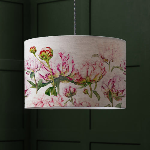 Marie Burke Heligan Linen Eva Lamp Shade in Fuchsia