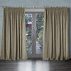 Voyage Maison Helmsley Woven Pencil Pleat Curtains in Jute