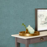 Voyage Maison Helmsley 1.4m Wide Width Wallpaper in Lagoon