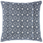 Yard Helm Organic Look Cotton Cushion Cover in Ink