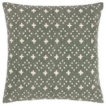 Yard Helm Organic Look Cotton Cushion Cover in Lichen