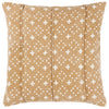 Yard Helm Organic Look Cotton Cushion Cover in Yolk