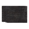 Plain Black Bedding - Henley Pin-cord Bedspread Black Paoletti