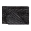 Plain Black Bedding - Henley Pin-cord Bedspread Black Paoletti