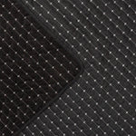Plain Black Bedding - Henley Pin-cord Bedspread Black Paoletti