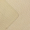 Plain Cream Bedding - Henley Pin-cord Bedspread Champagne Paoletti