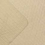 Plain Cream Bedding - Henley Pin-cord Bedspread Champagne Paoletti