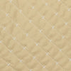 Plain Cream Bedding - Henley Pin-cord Bedspread Champagne Paoletti