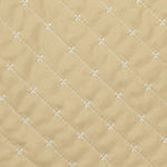 Plain Cream Bedding - Henley Pin-cord Bedspread Champagne Paoletti