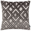 Paoletti Henley Cushion Cover in Grey/Black