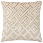 Paoletti Henley Cushion Cover in Warm Taupe