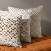 Paoletti Henley Cushion Cover in Warm Taupe