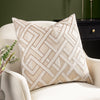 Paoletti Henley Cushion Cover in Warm Taupe