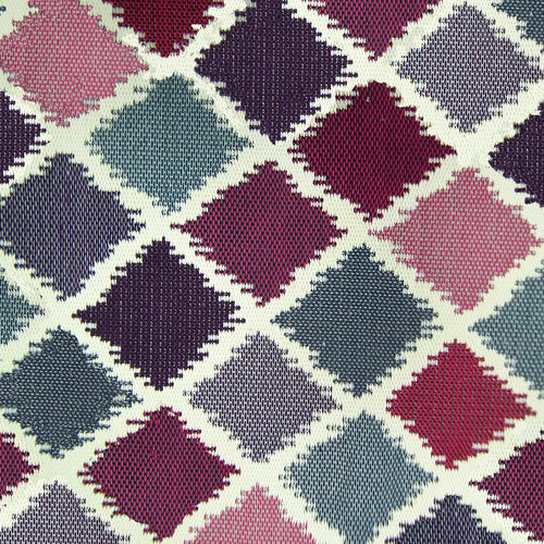 Voyage Maison Hennock Woven Jacquard Fabric in Berry