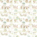 Voyage Maison Hennypenny Printed Linen Fabric in Natural