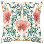 Evans Lichfield Heritage Peony Cushion Cover in Coral