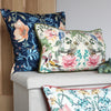 Evans Lichfield Heritage Peony Cushion Cover in Midnight