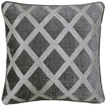 Paoletti Hermes Chenille Cushion Cover in Graphite