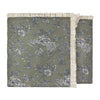 Floral Green Bedding - Hermione Ruffled Cotton Bedspread Moss Wylder Nature