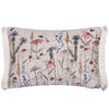 Floral Cream Cushions - Hermione Printed Cushion Cover Linen Voyage Maison